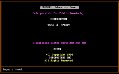 10Rogue - Screenshot - Game Title Image