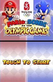 Mario & Sonic at the Olympic Games - Screenshot - Game Title Image