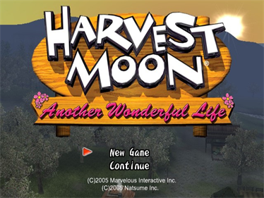 Harvest Moon: Another Wonderful Life - Screenshot - Game Title Image