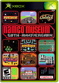 Namco Museum: 50th Anniversary Arcade Collection - Box - Front - Reconstructed