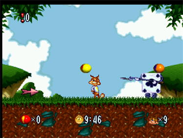 Bubsy In Fractured Furry Tales - Screenshot - Gameplay Image