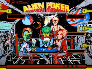 Alien Poker - Arcade - Marquee Image