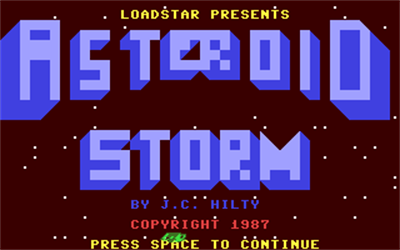 Asteroid Storm - Screenshot - Game Title Image