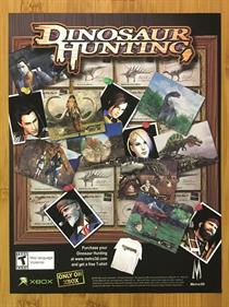Dinosaur Hunting - Advertisement Flyer - Front Image