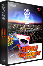 Space Invaders Anniversary - Box - 3D Image