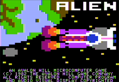 The Alien - Screenshot - Game Title Image