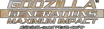 Godzilla Generations Maximum Impact - Clear Logo Image