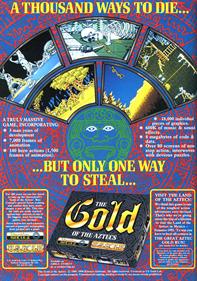 The Gold of the Aztecs - Advertisement Flyer - Front Image