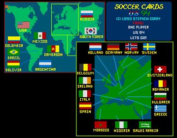 Soccer Cards US 94 - Screenshot - Game Title Image