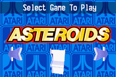 Atari Anniversary Advance - Screenshot - Game Select Image