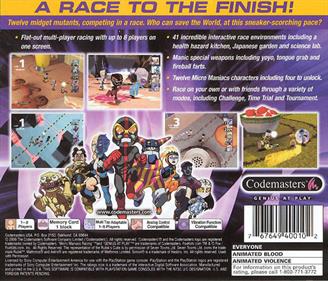 Micro Maniacs Racing - Box - Back Image