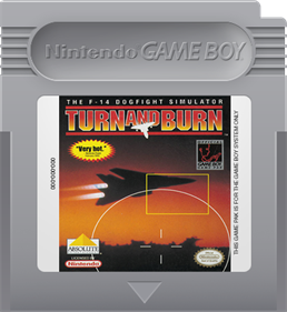 Turn and Burn: The F-14 Dogfight Simulator - Fanart - Cart - Front