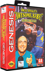 Dick Vitale's "Awesome, Baby!" College Hoops - Box - 3D Image
