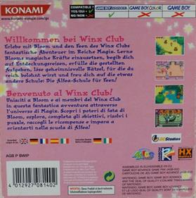 WinX Club - Box - Back Image