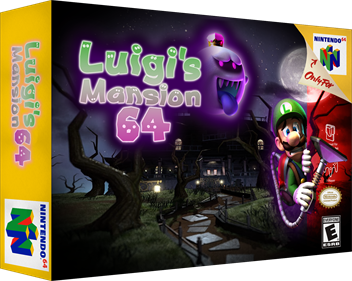 Luigi's Mansion 64 - Box - 3D Image