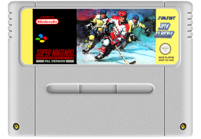 Super Ice Hockey - Fanart - Cart - Front Image