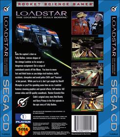 Loadstar: The Legend of Tully Bodine - Box - Back - Reconstructed Image