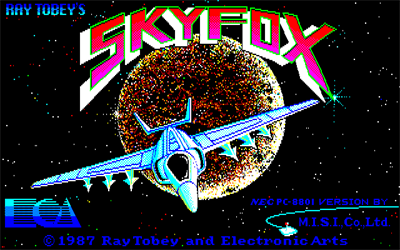 Skyfox - Screenshot - Game Title Image
