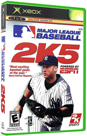 Major League Baseball 2K5 - Box - 3D Image