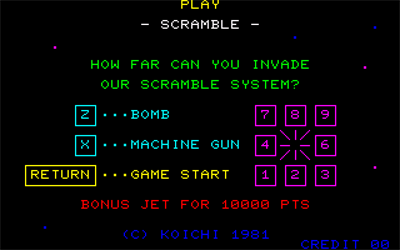 Scramble - Screenshot - Game Title Image