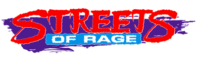 Streets of Rage - Clear Logo Image