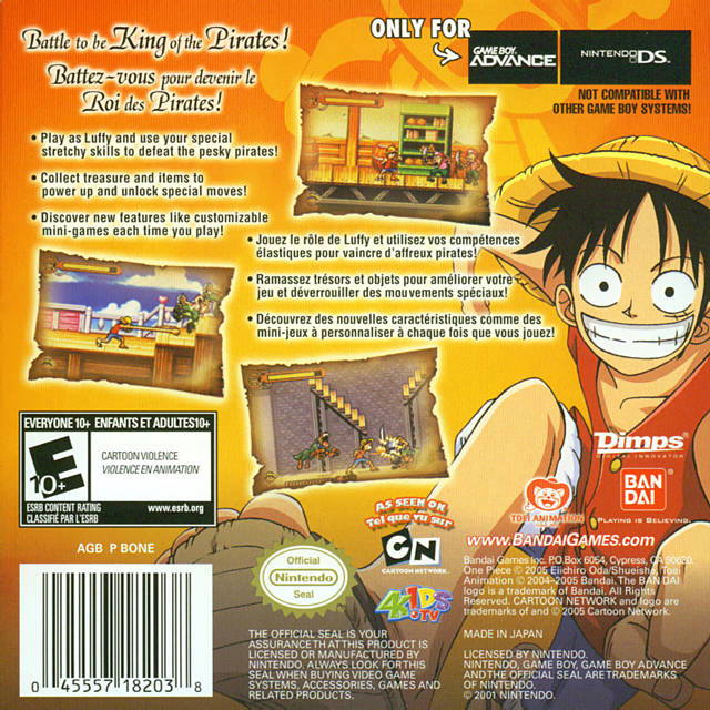 Game Boy Advance - Shonen Jump's One Piece © 2005 Bandai - Gameplay 