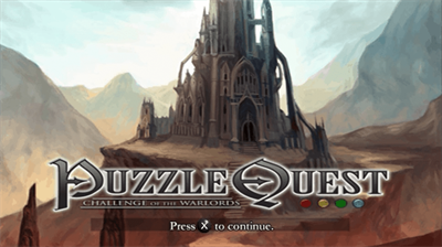 Puzzle Quest: Challenge of the Warlords - Screenshot - Game Title Image