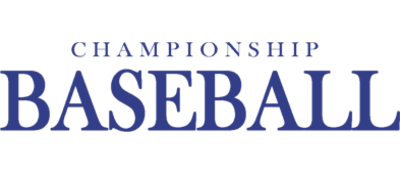 Championship Baseball - Clear Logo Image