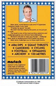 Brian Jacks Superstar Challenge - Box - Back Image