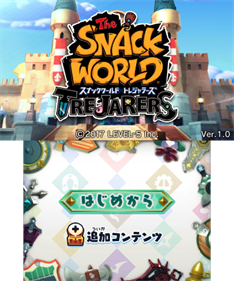 The Snack World: TreJarers - Screenshot - Game Title Image