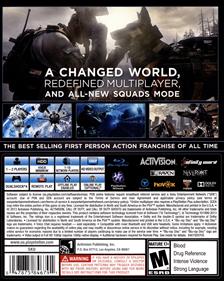 Call of Duty: Ghosts - Box - Back Image