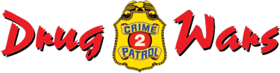 Crime Patrol 2: Drug Wars - Clear Logo Image
