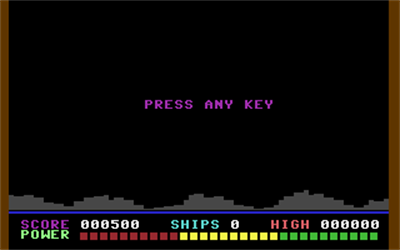 Meteor Run - Screenshot - Game Over Image