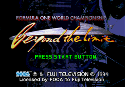 Formula One World Championship: Beyond the Limit - Screenshot - Game Title Image
