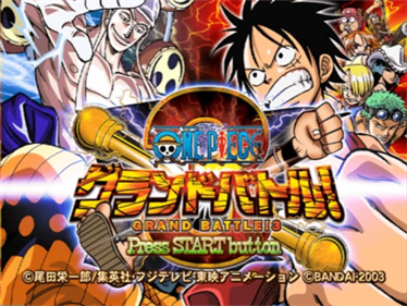 One Piece: Grand Battle 3 - Screenshot - Game Title Image