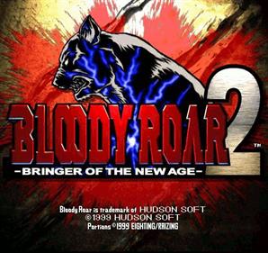 Bloody Roar II - Screenshot - Game Title Image