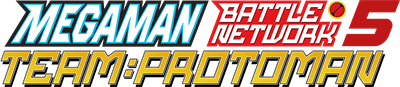 Mega Man Battle Network 5: Team Protoman - Clear Logo Image