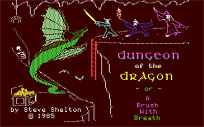 Dungeon of the Dragon: A Brush with Breath - Screenshot - Game Title Image