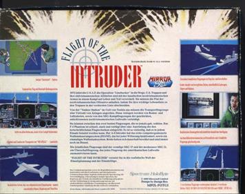 Flight of the Intruder - Box - Back Image