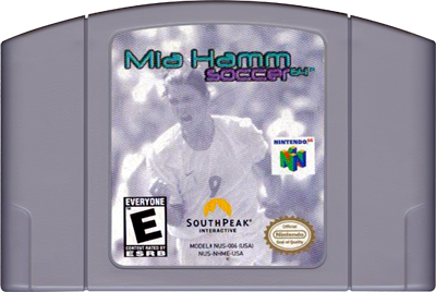 Mia Hamm Soccer 64 - Cart - Front Image