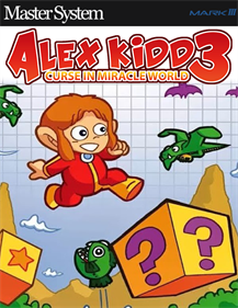 Alex Kidd 3: Curse in Miracle World - Fanart - Box - Front Image