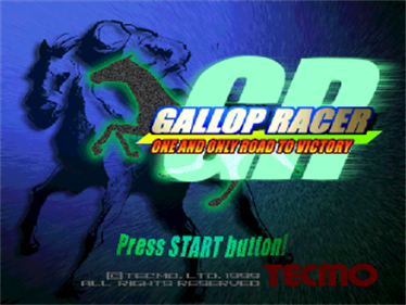 Gallop Racer (North America) - Screenshot - Game Title Image