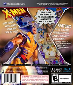 X-Men - Fanart - Box - Back Image