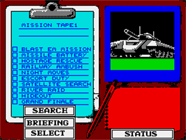 Battle Command - Screenshot - Game Select Image