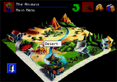 The San Diego Zoo Presents... The Animals! A True Multimedia Experience - Screenshot - Game Select Image