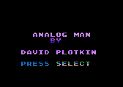 Analog Man - Screenshot - Game Title Image