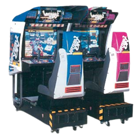 Cyber Troopers Virtual-On - Arcade - Cabinet Image