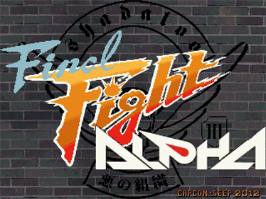 Final Fight Alpha: Shadaloo Invasion - Screenshot - Game Title Image