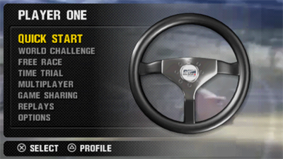 TOCA Race Driver 3 Challenge - Screenshot - Game Select Image