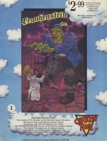 Frankenstein Jnr. - Advertisement Flyer - Front Image